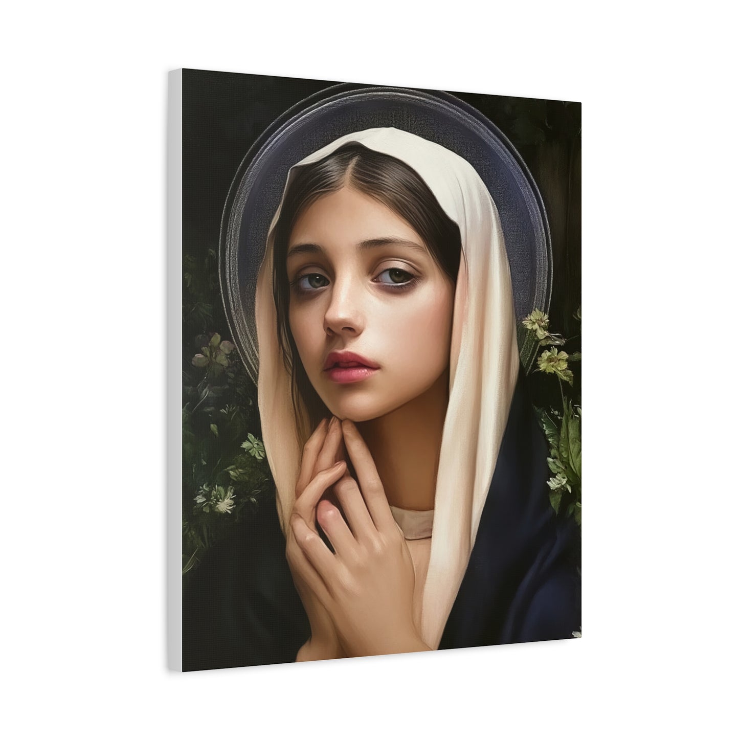 St. Elizabeth of Hungary Catholic Canvas Wall Art, Christian Decor