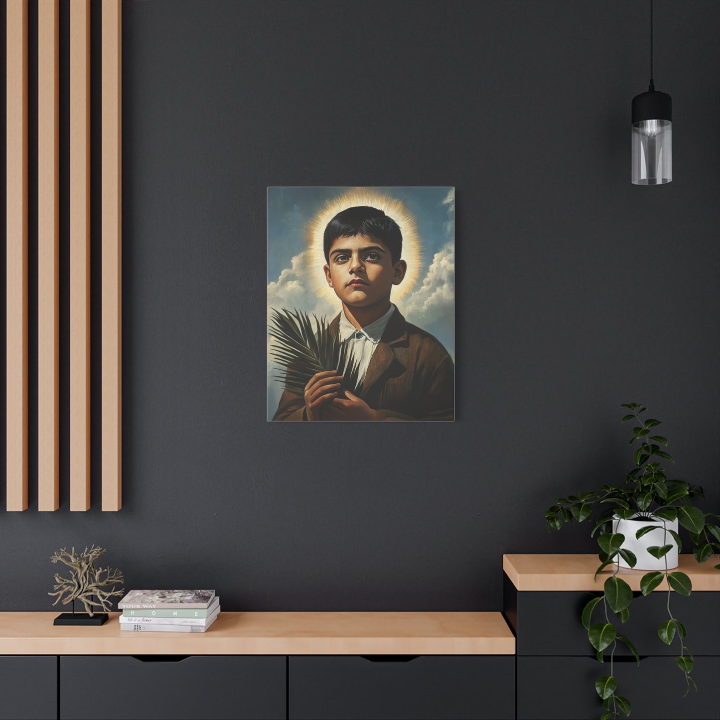 St. Jose Sanchez del Rio Catholic Canvas Wall Art, Christian Decor