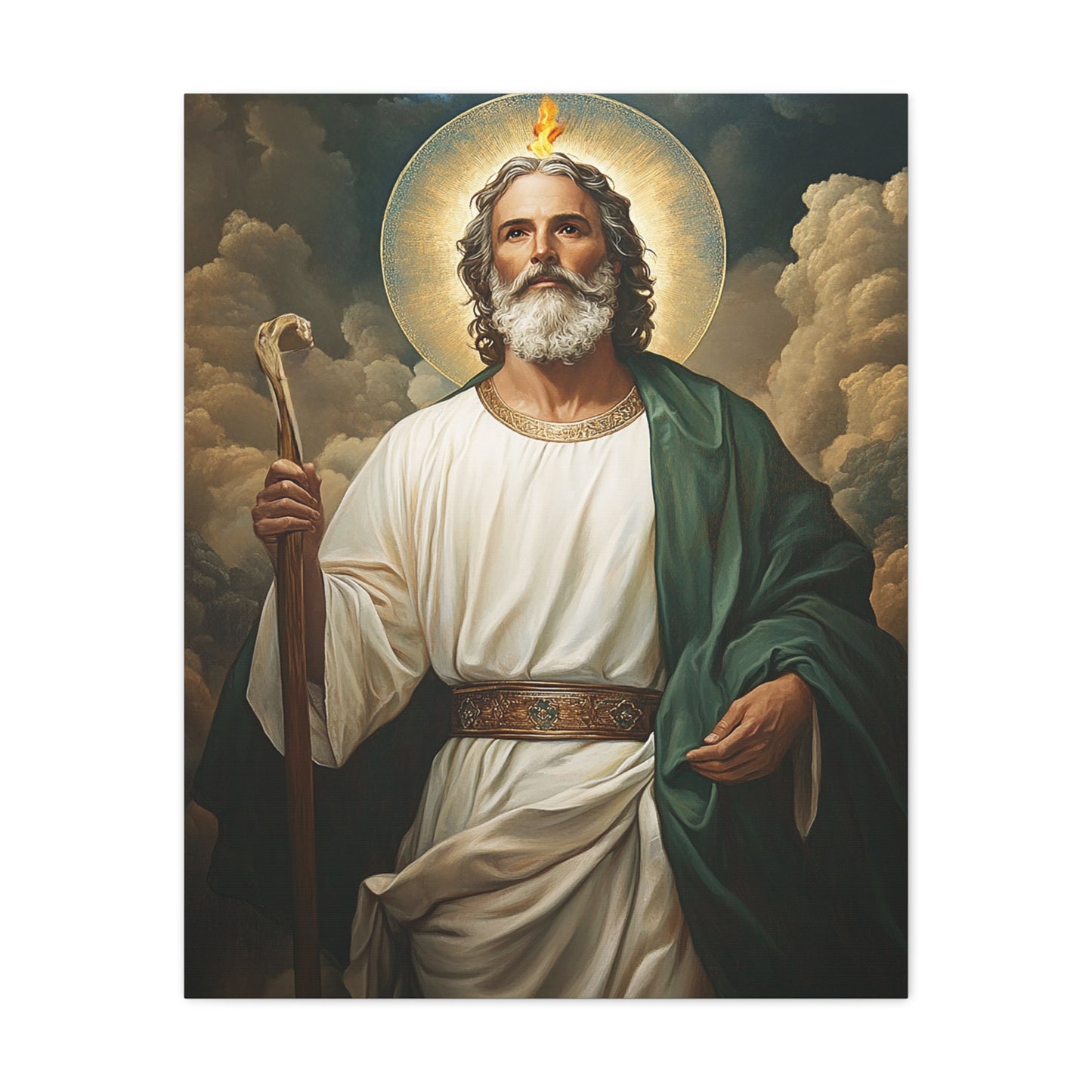St. Jude Thaddeus Catholic Canvas Wall Art, Christian Decor