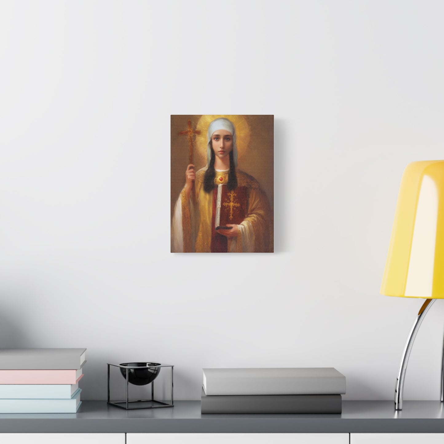 Ready to Hang - St. Nina of Georgia Religious Canvas Wall Art, Christian Decor