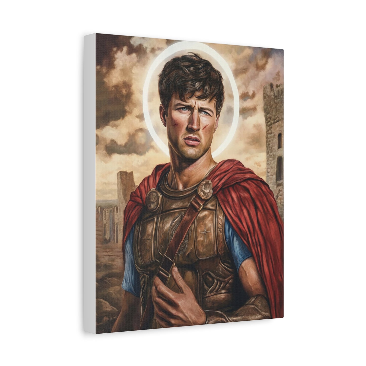 St. Expedite Catholic Canvas Wall Art, Christian Decor