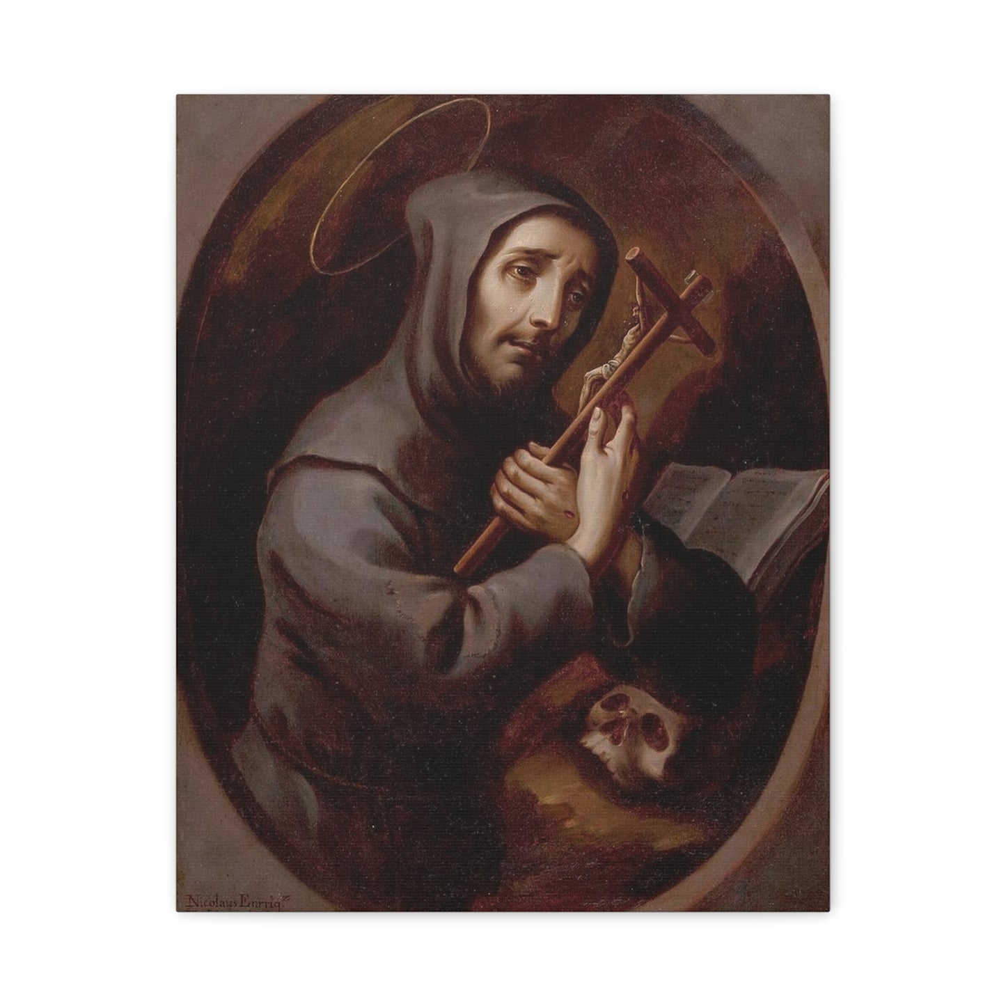 St Francis Catholic HQ Print on Canvas Ready To Hang - Virgin Mary Canvas