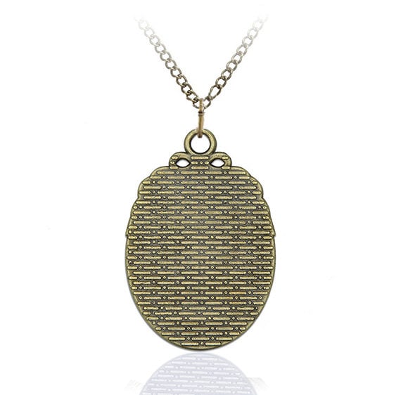 Virgin of Wheat Harvest Pendant Mary Provider of Bread Necklace Theotokos Sporitelnitsa Orthodox Oval Medal