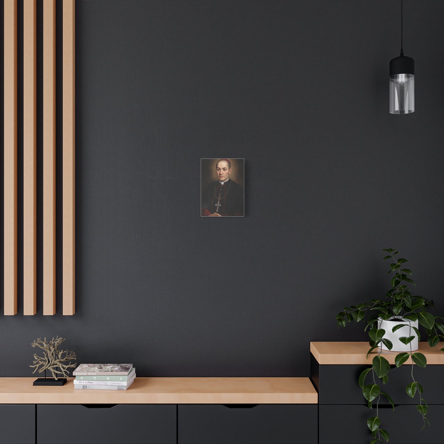 St. Anthony Mary Claret Canvas Print, Catholic Decor Wall, Gift Religious Christian