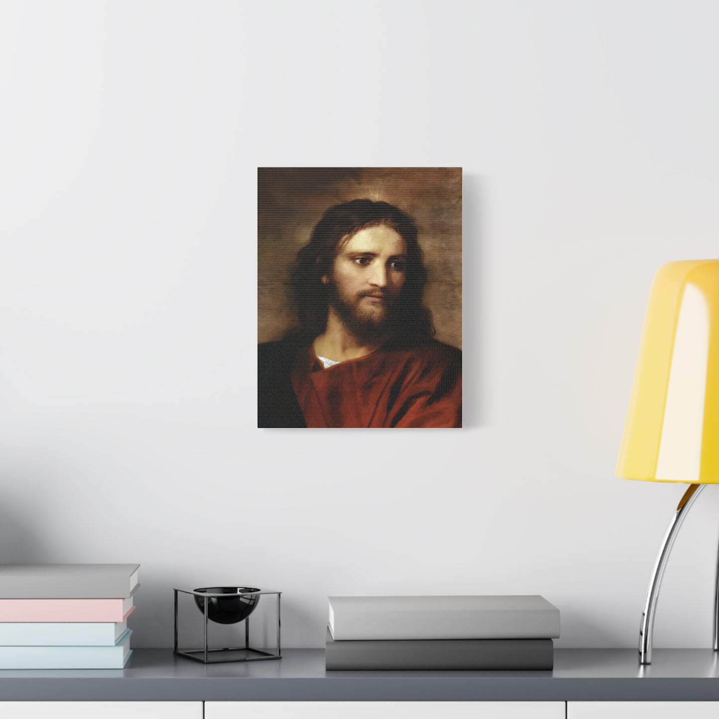 Ready to Hang - Christ at Thirty Three - Hofmann - Catholic Canvas Wall Art, Christian Decor
