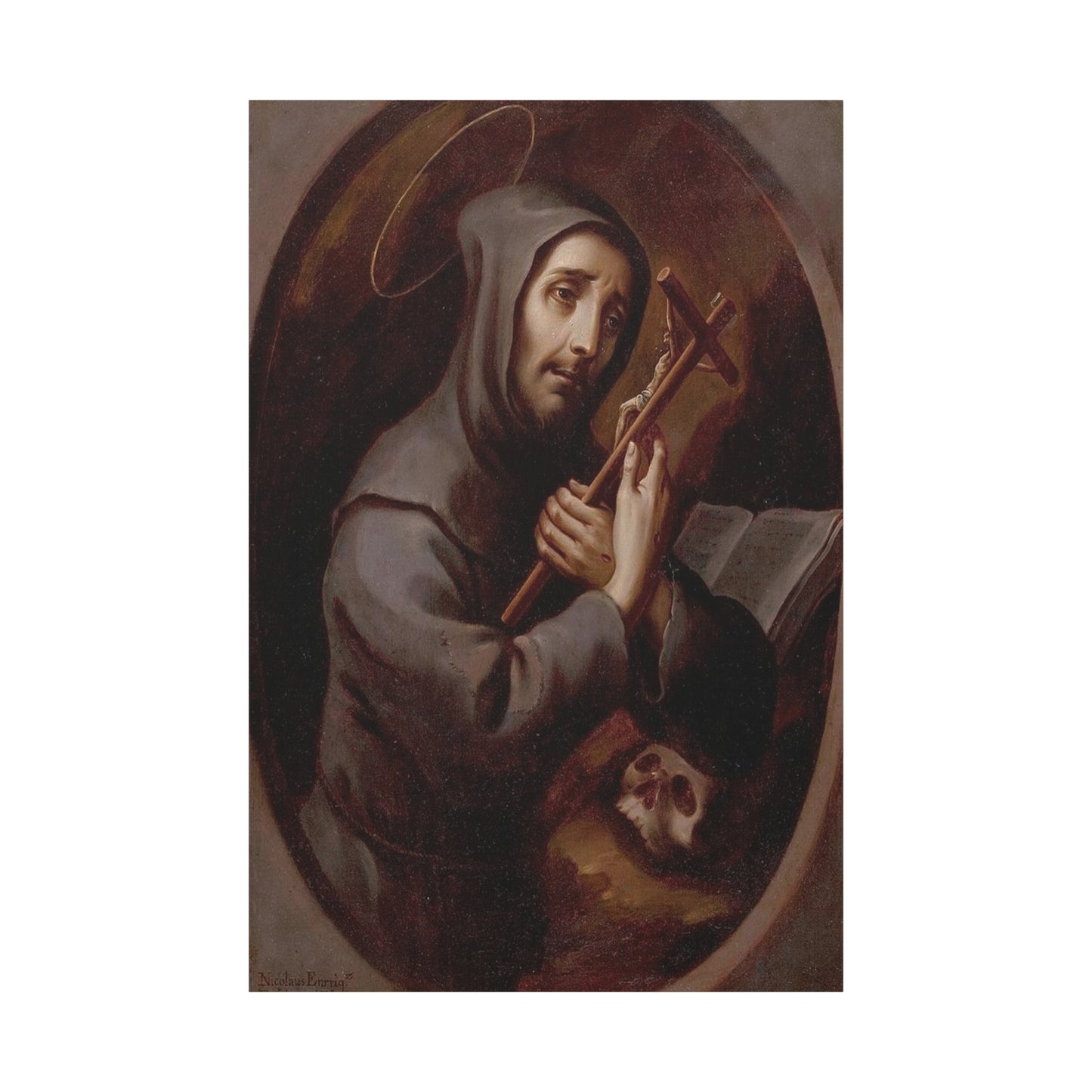 St Francis Catholic HQ Print on Canvas Ready To Hang - Virgin Mary Canvas