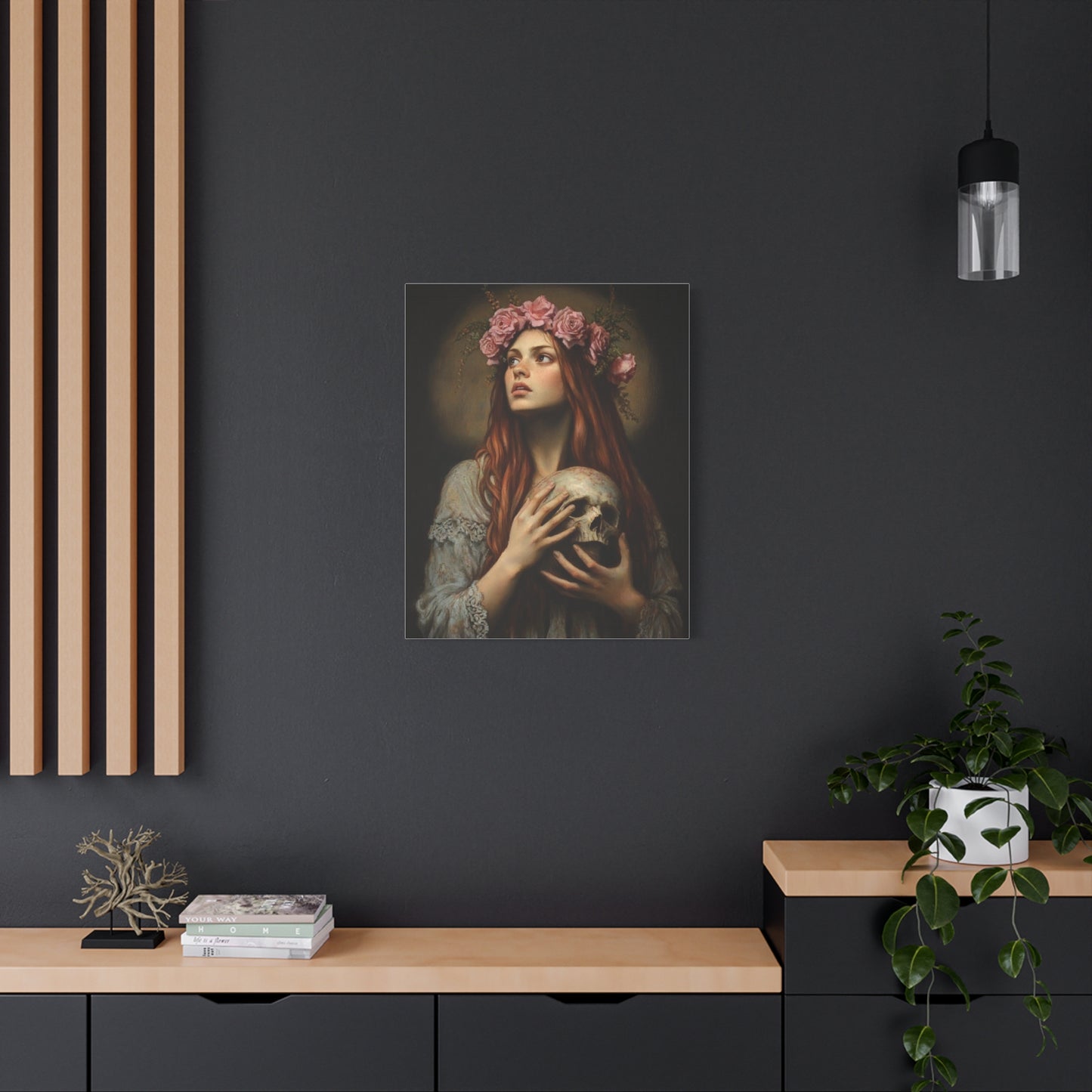 Ready To Hang - St. Rosalia la Santuzza Catholic Canvas Wall Art, Christian Decor