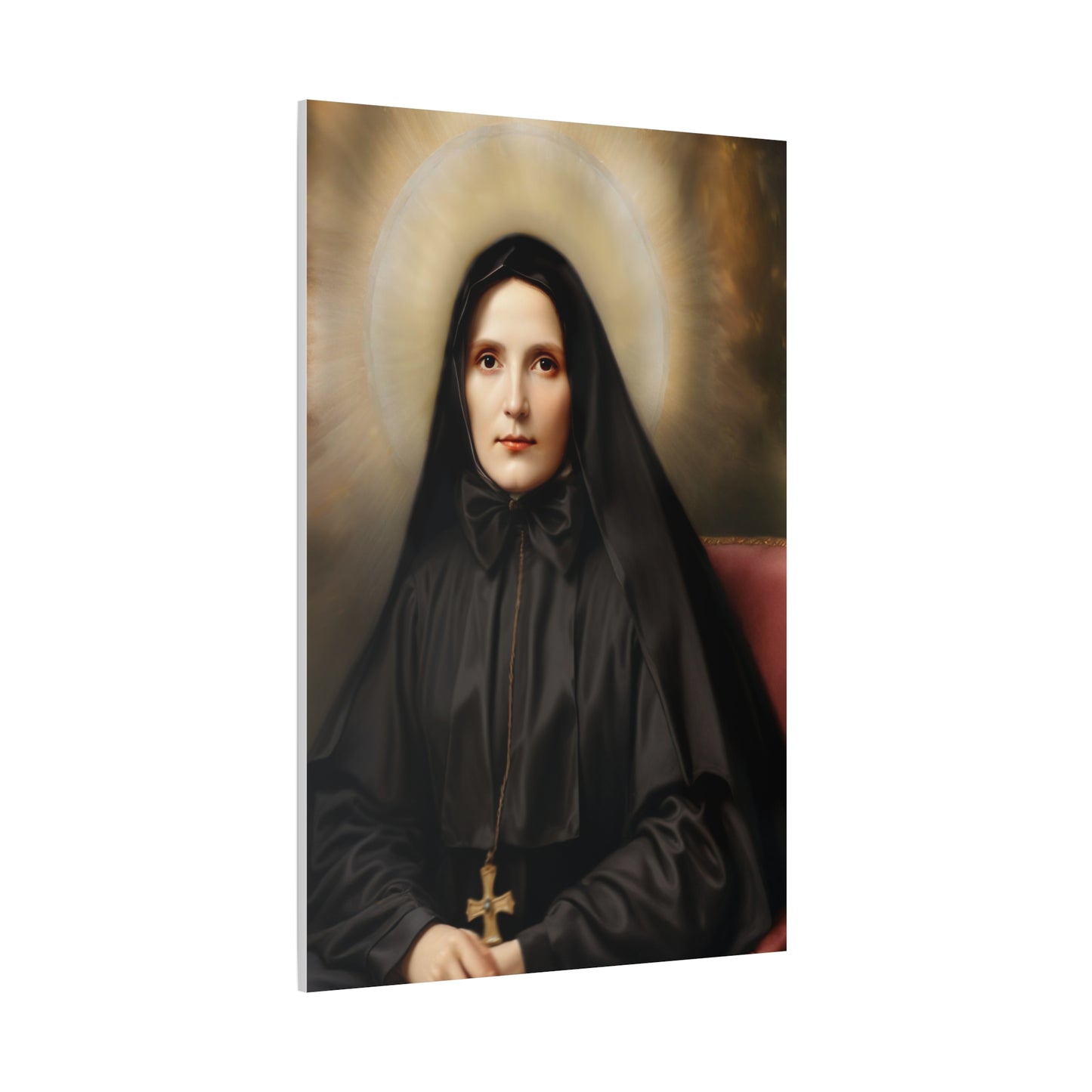 St. Frances Xavier Cabrini Catholic Canvas Wall Art, Christian Decor
