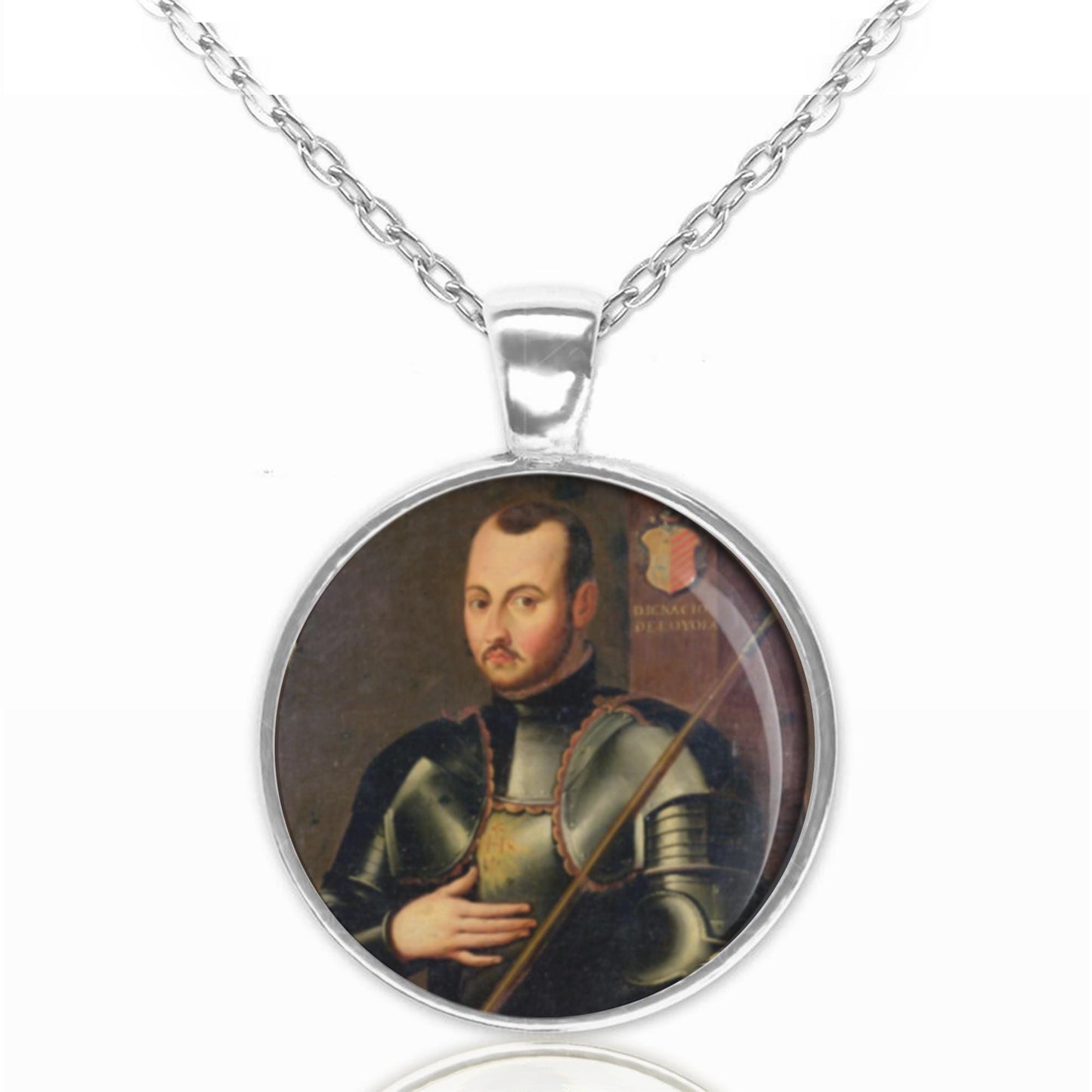 St Ignatius of Loyola Catholic Necklace | Patron of soldiers