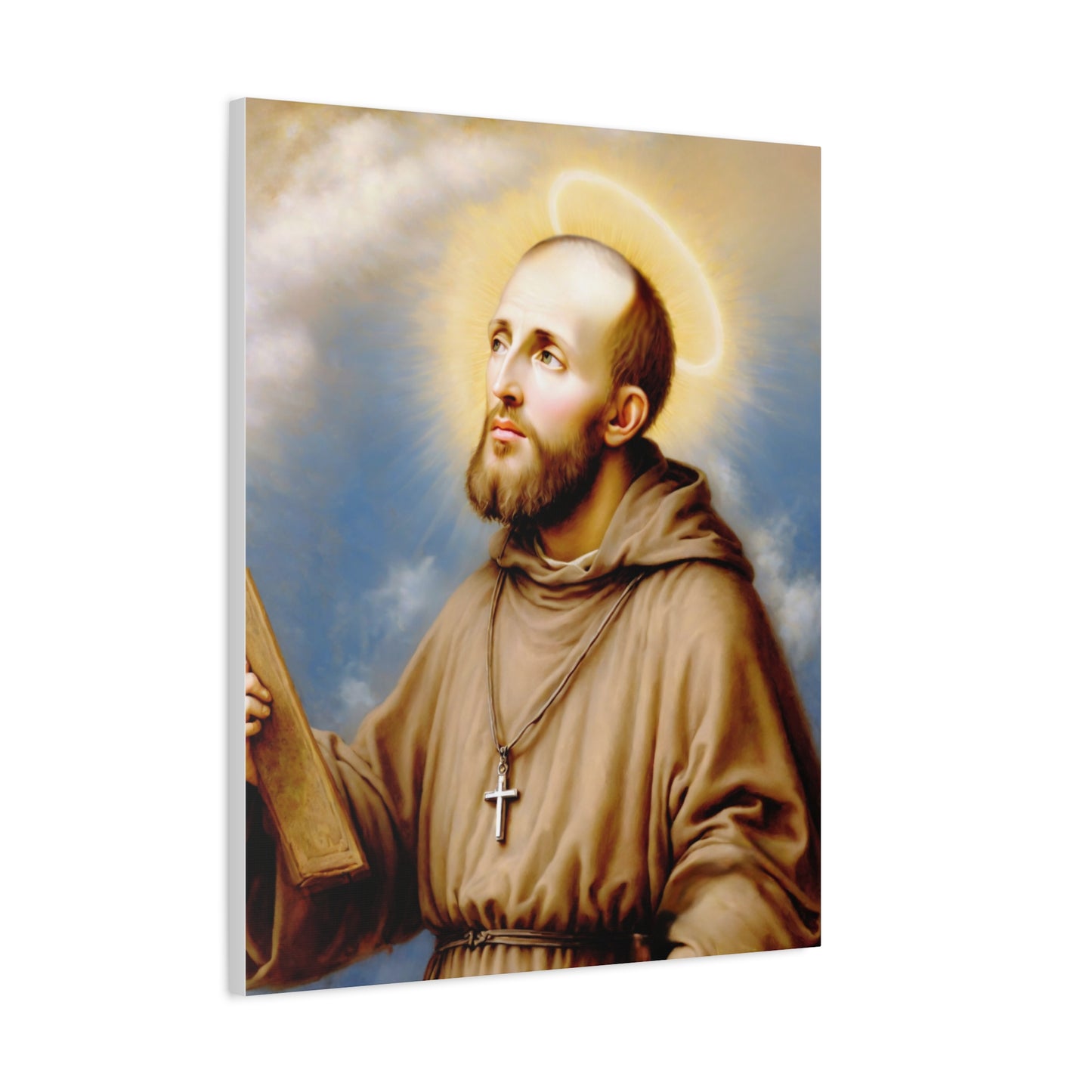 St. Francis de Sales Catholic Canvas Wall Art, Christian Decor