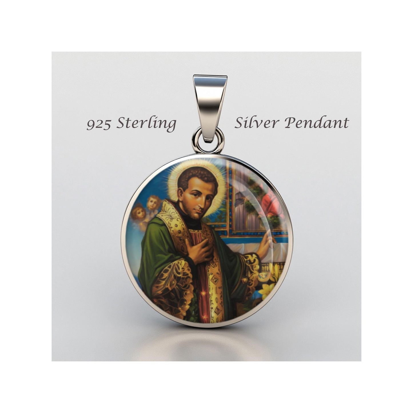 Saint Joseph Cafasso Religious Devotional sterling silver 925 Christian Medal Patron Pendant