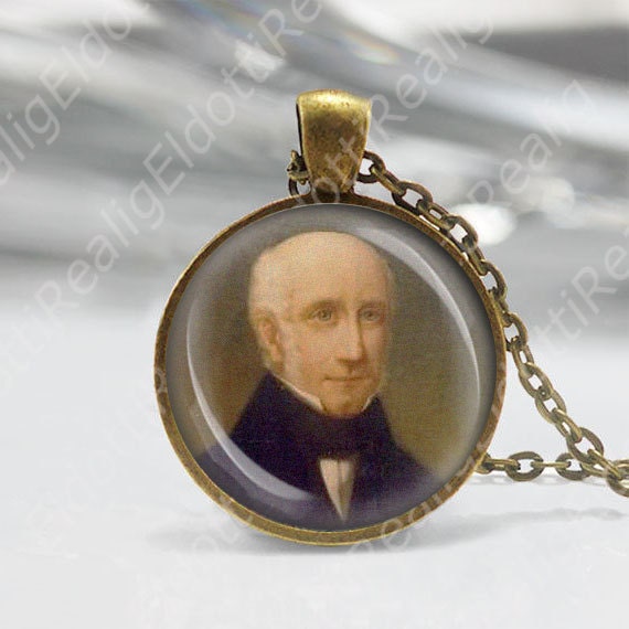 Venerable Leo Dupont Catholic Necklace. The Holy Man of Tours Religious Jewelry Apostle of the Holy Face Medal Pendant Bronze