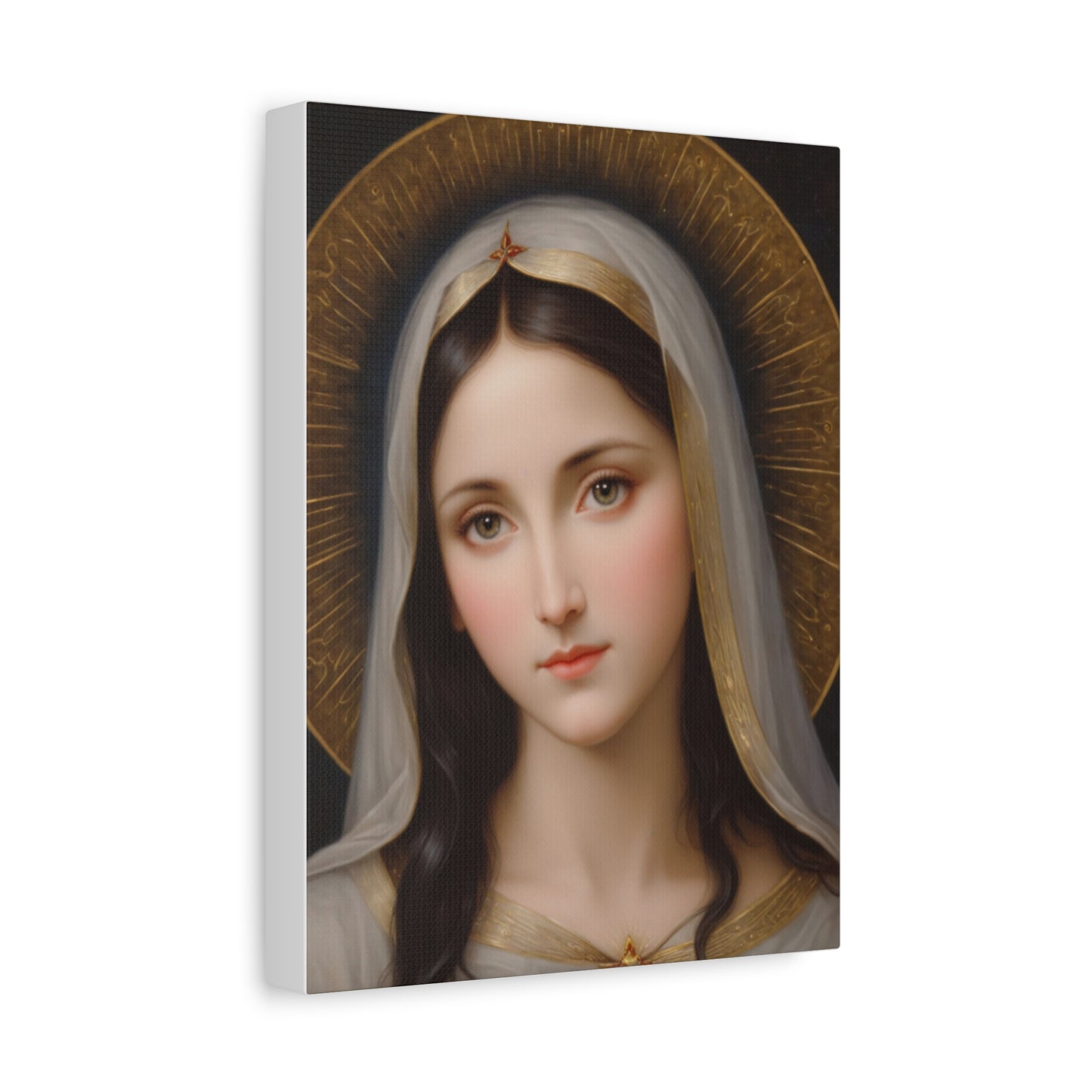 Our Blessed Lady Holy Mary Catholic Canvas Wall Art, Christian Decor