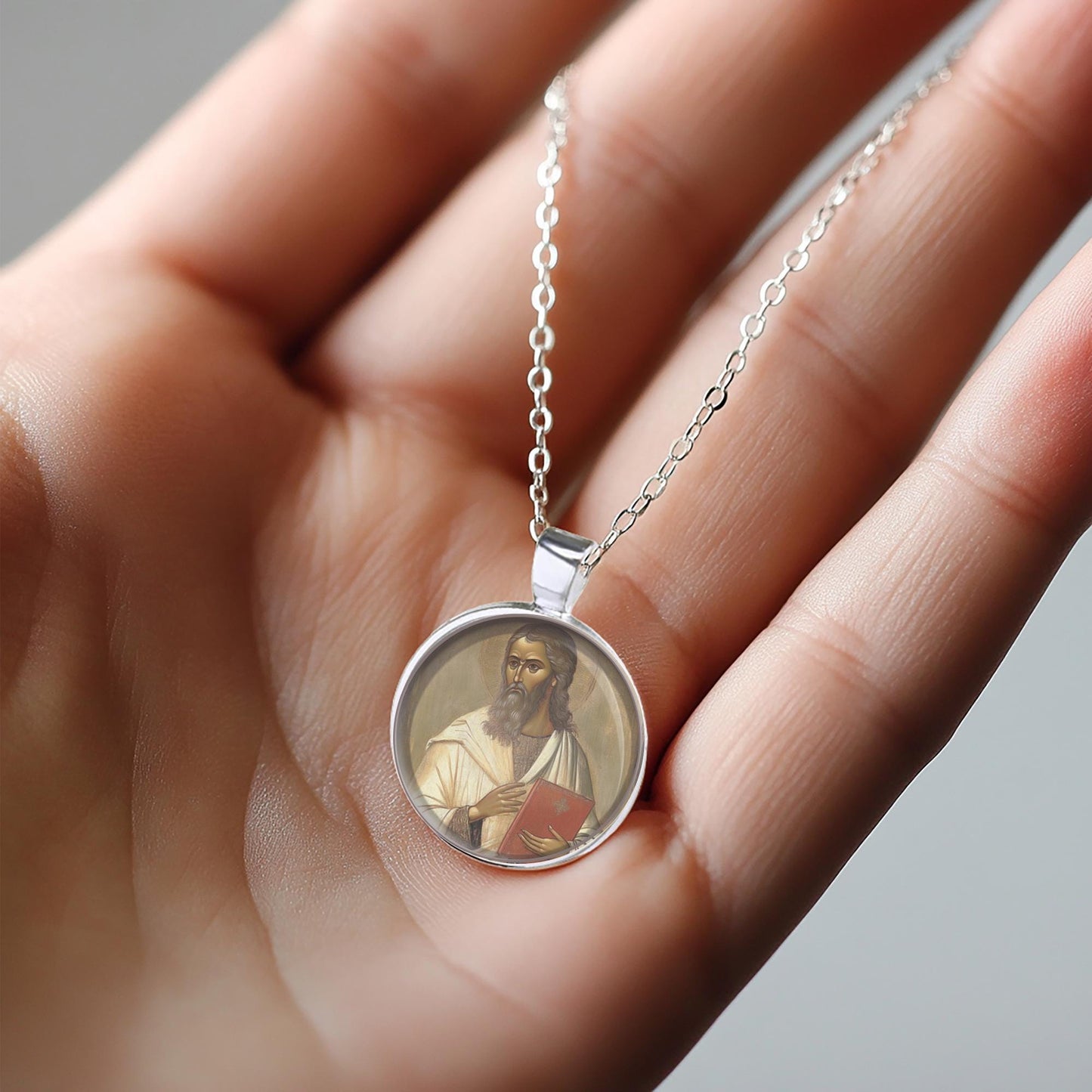 Saint Andrew the Apostle Necklace Medal Pendant Jewelry