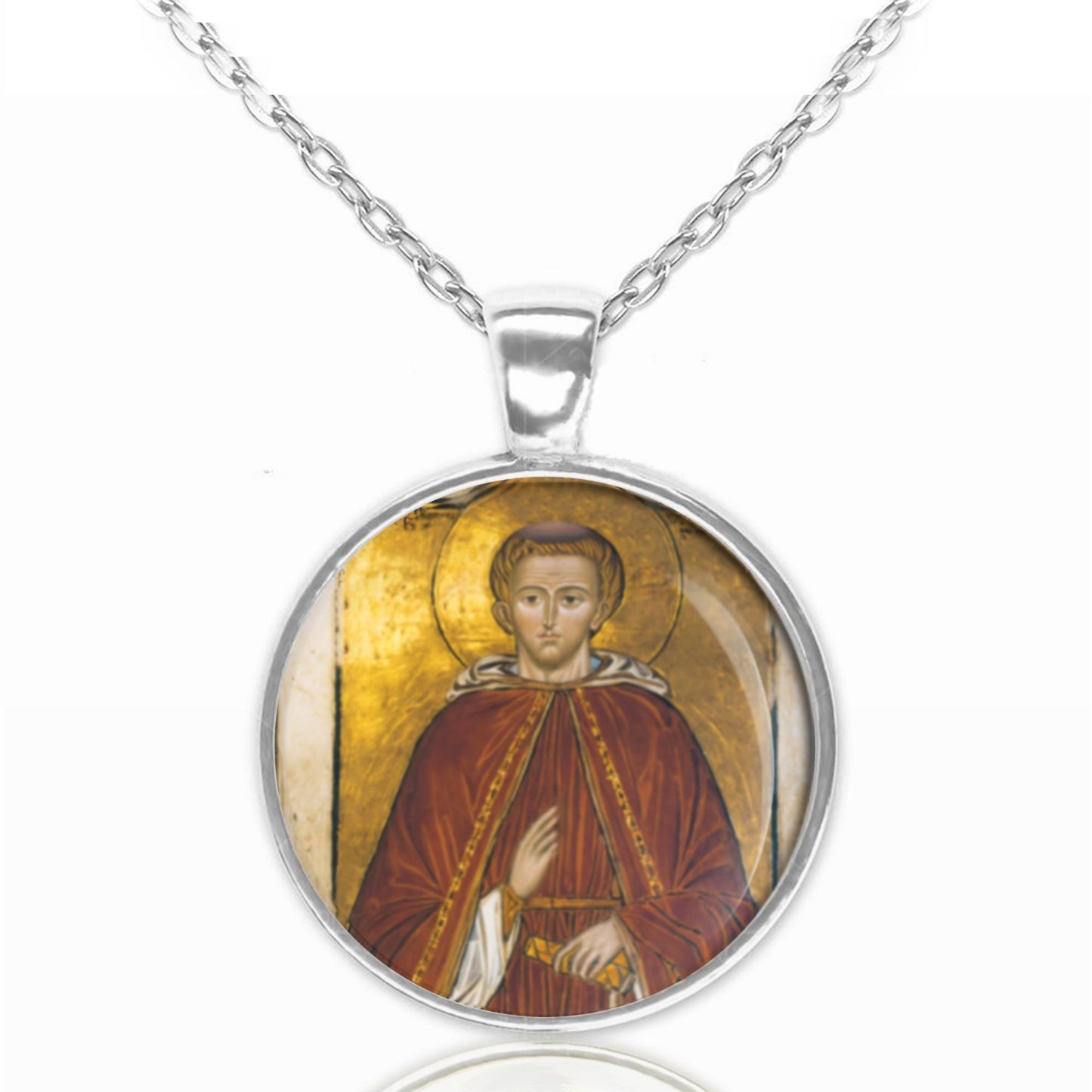 St. Arthur of Glastonbury Necklace – Religious Medal Pendant for Faith and Protection