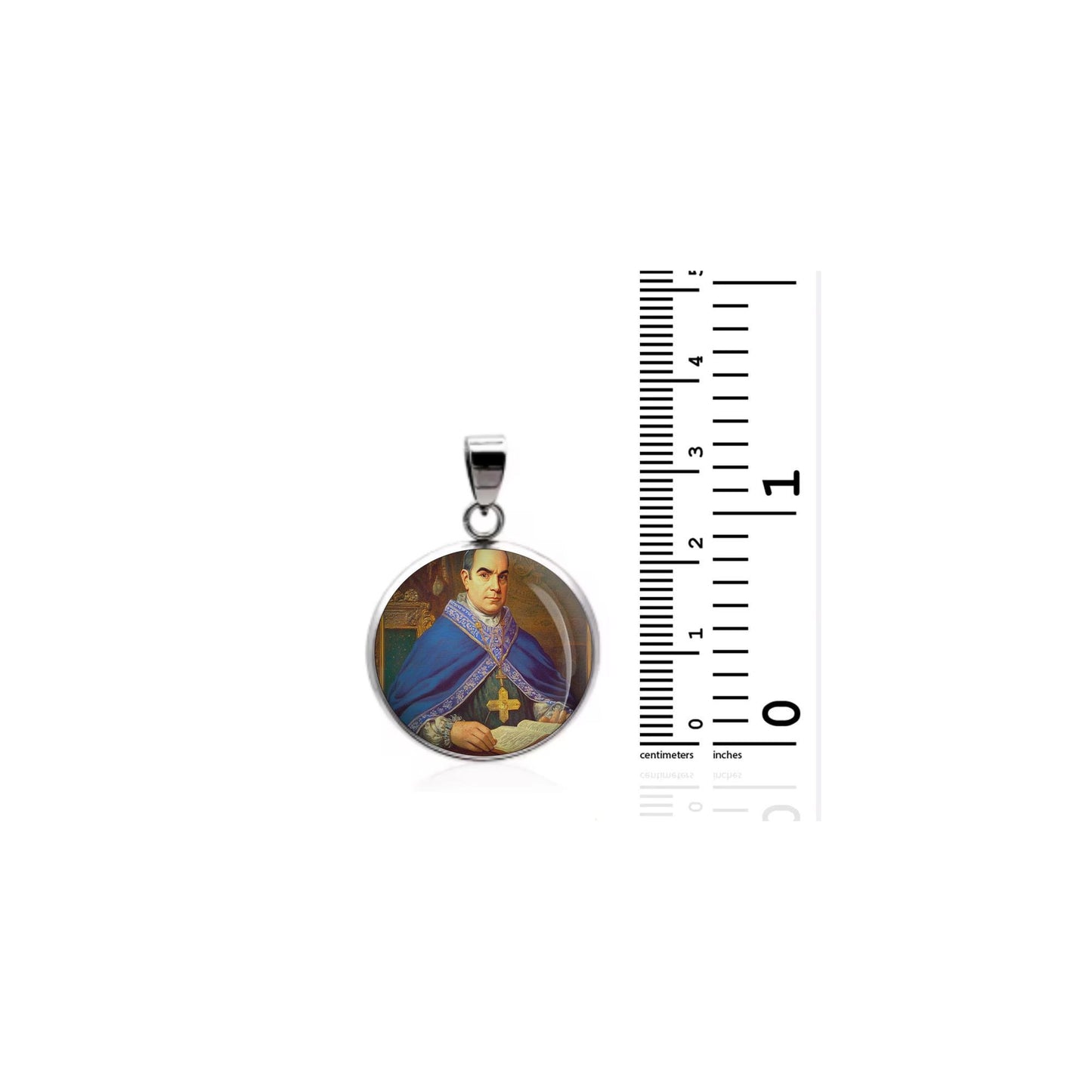 Saint Anthony Mary Claret Religious Devotional sterling silver 925 Christian Medal Patron