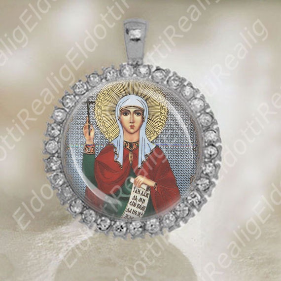 The Holy Martyr Photina (Svetlana) Medal Orthodox Saint Religious Silver Pendant NEW