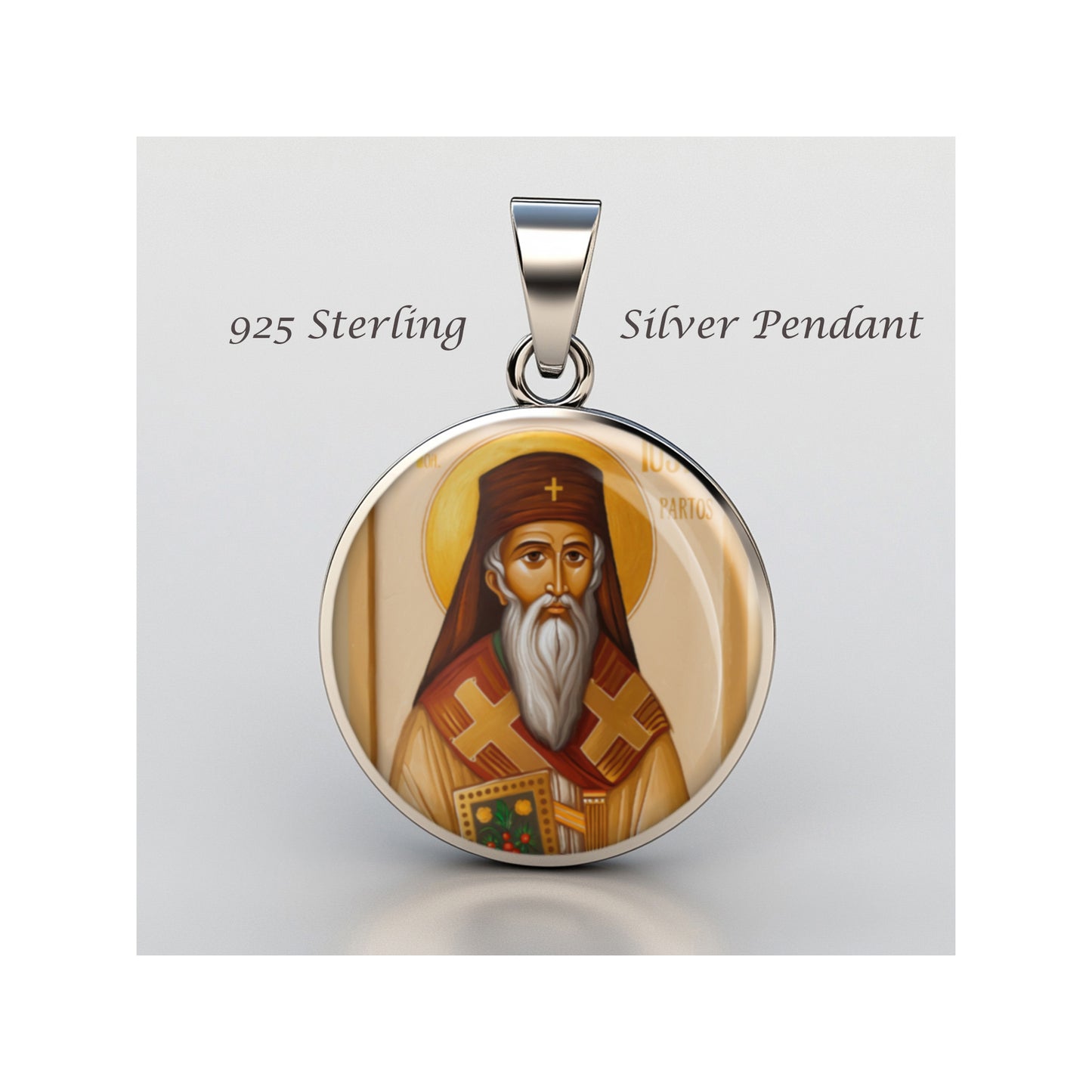 Saint Joseph The New Of Partos Catholic sterling silver 925 Christian Medal image 0