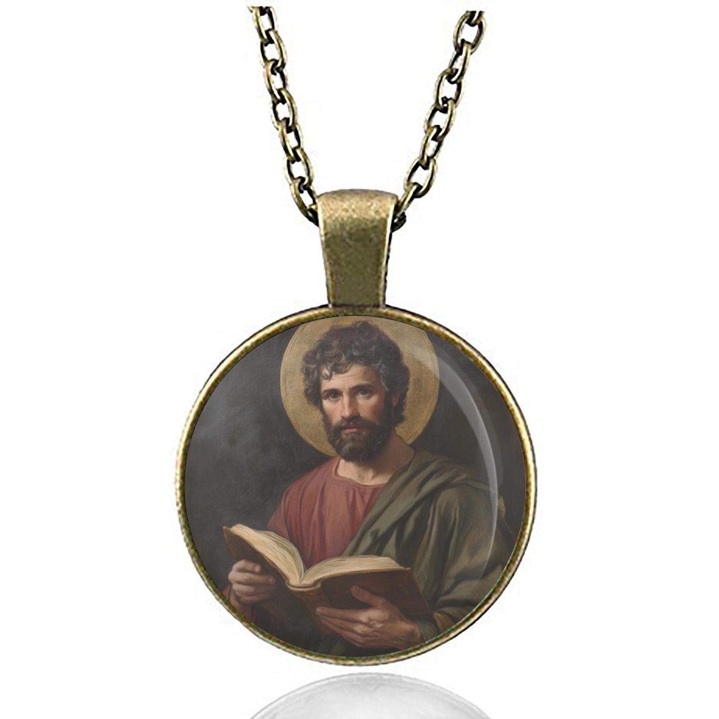 St. Lucas Luke the Evangelist Necklace
