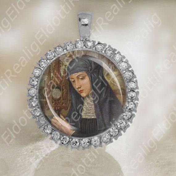 St. Juliana of Cornillon / Liege Catholic Medal Christian Jewelry