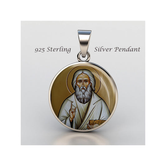 Saint Seraphim Of Sarov Religious Devotional sterling silver 925 Christian Medal Patron