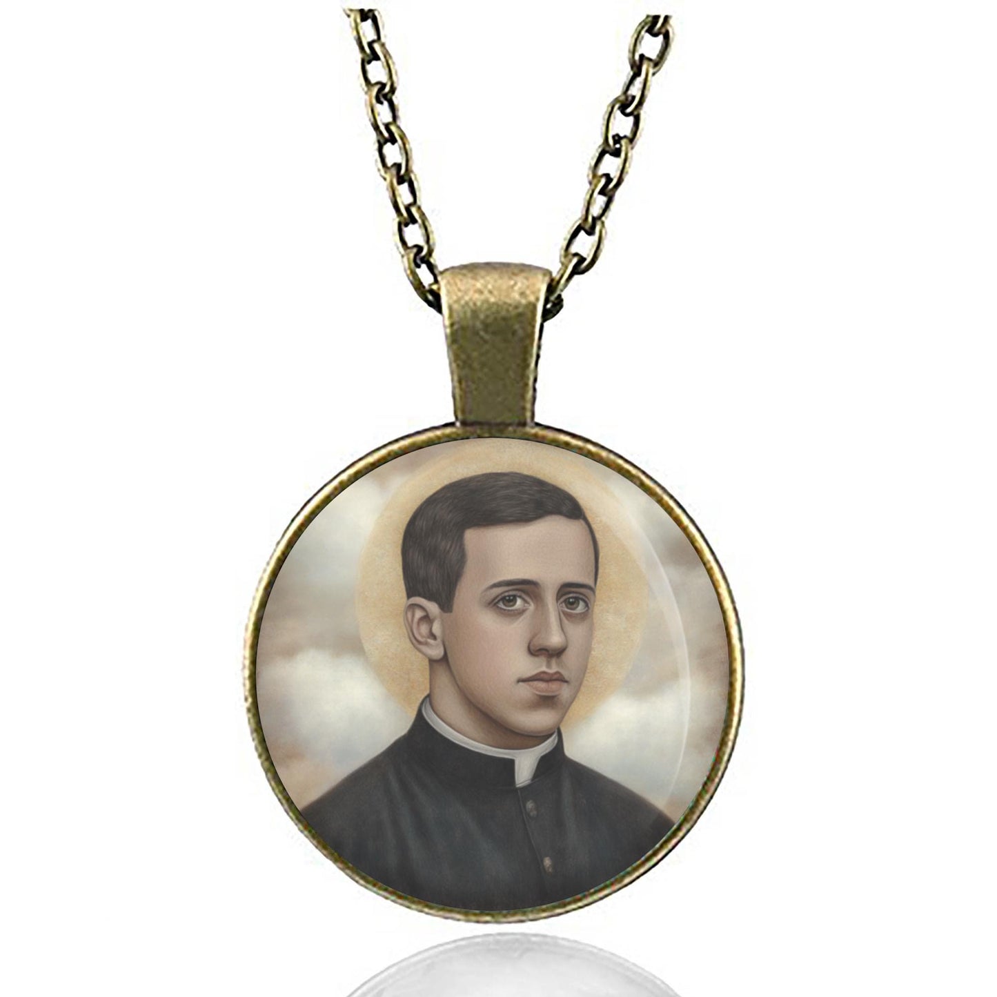 Blessed Miguel Pro Catholic Silver Tone Medal Christian Religious Jewelry NEW