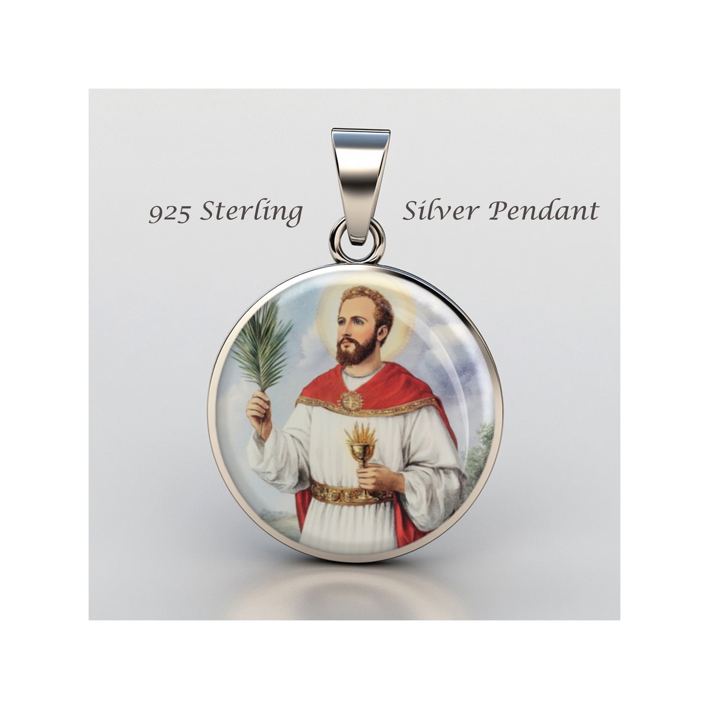 Saint Raymond Nonnatus Catholic sterling silver 925 Christian Medal Patron image 0