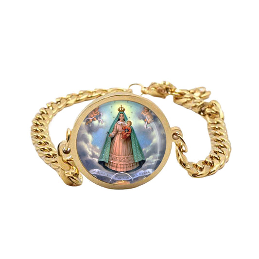 Our Lady Charity Bracelet - Mother Mary Religious Jewelry Simple Chain