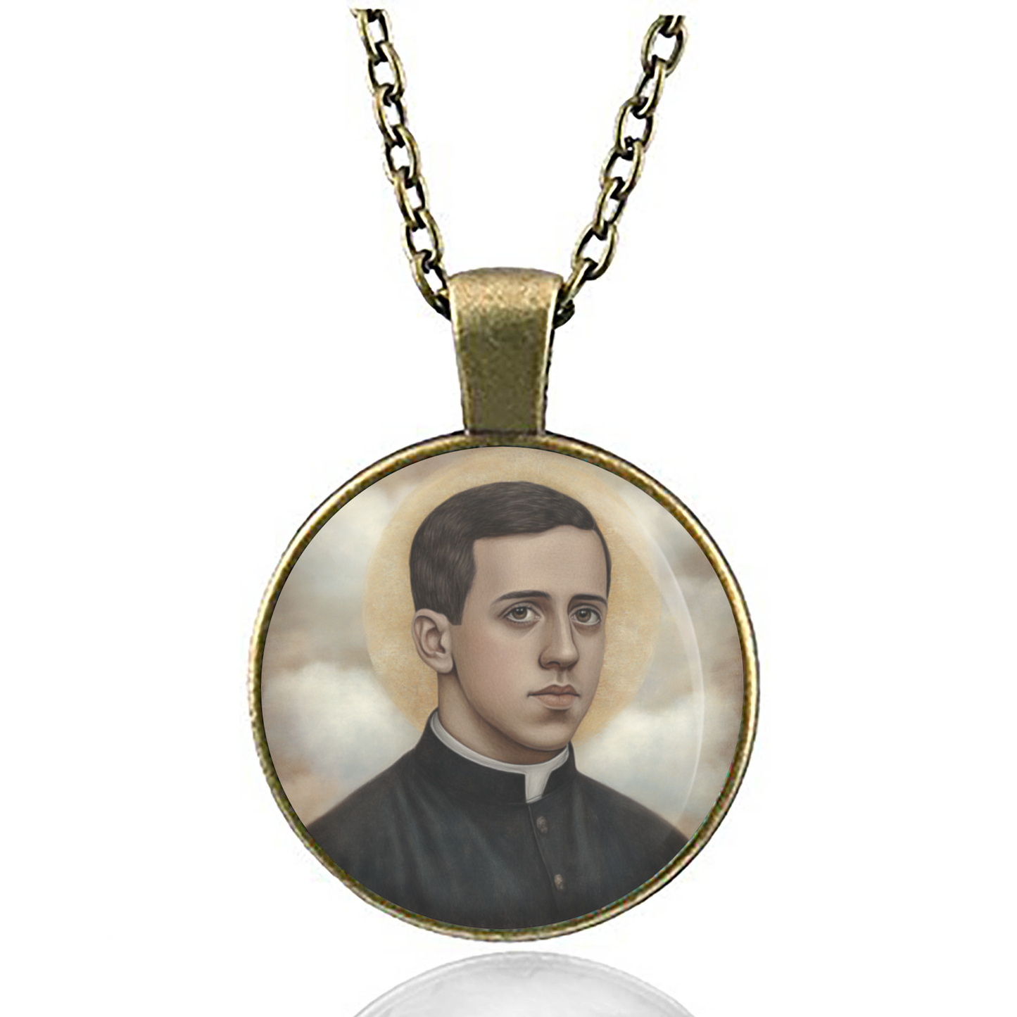 Blessed Miguel Agustin Pro Necklace Catholic Pendant Medal image 4