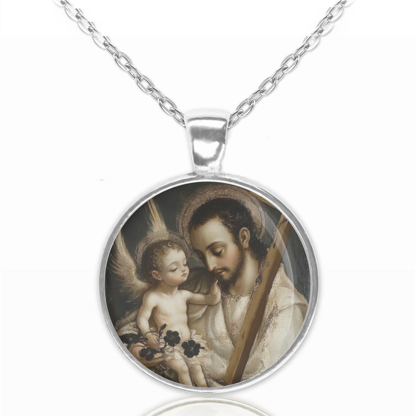 St Luigi Gonzaga Necklace Pendant Catholic Medal