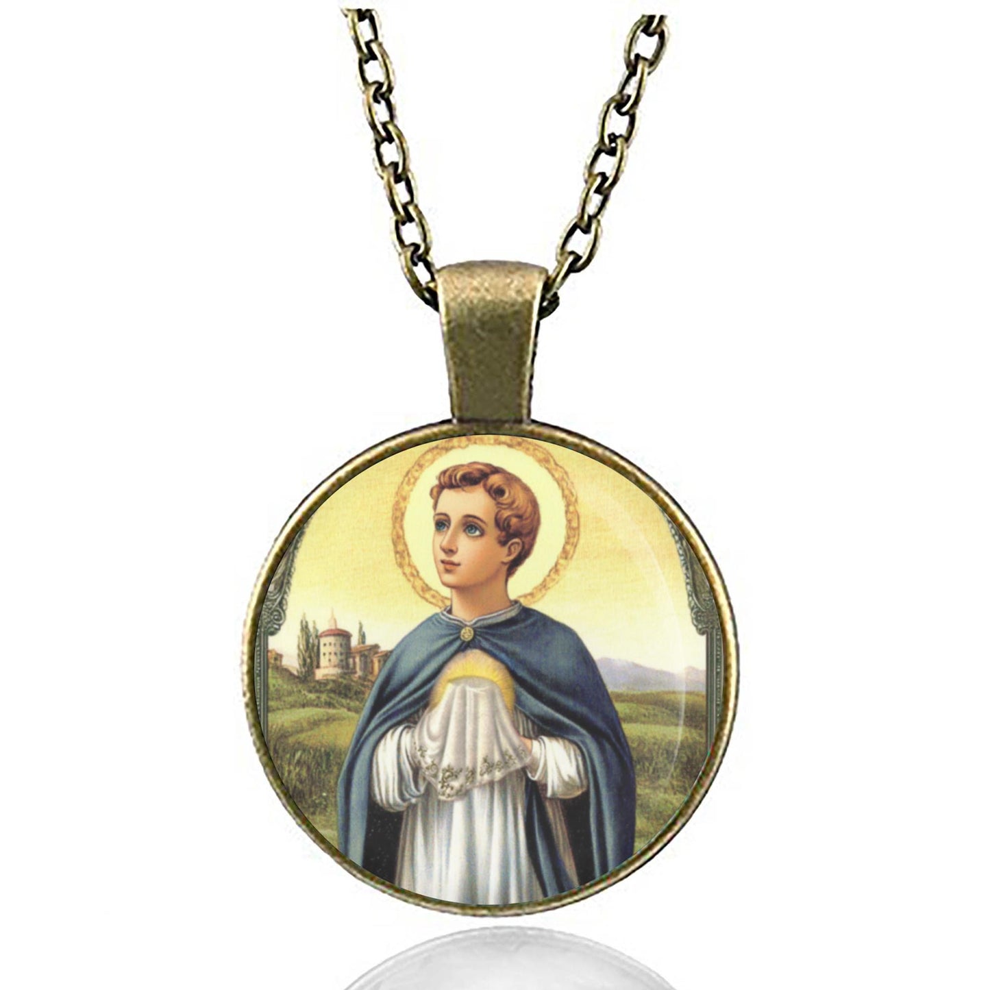 Saint Tarcisius Necklace Tarsicius Medal Pendant Jewelry