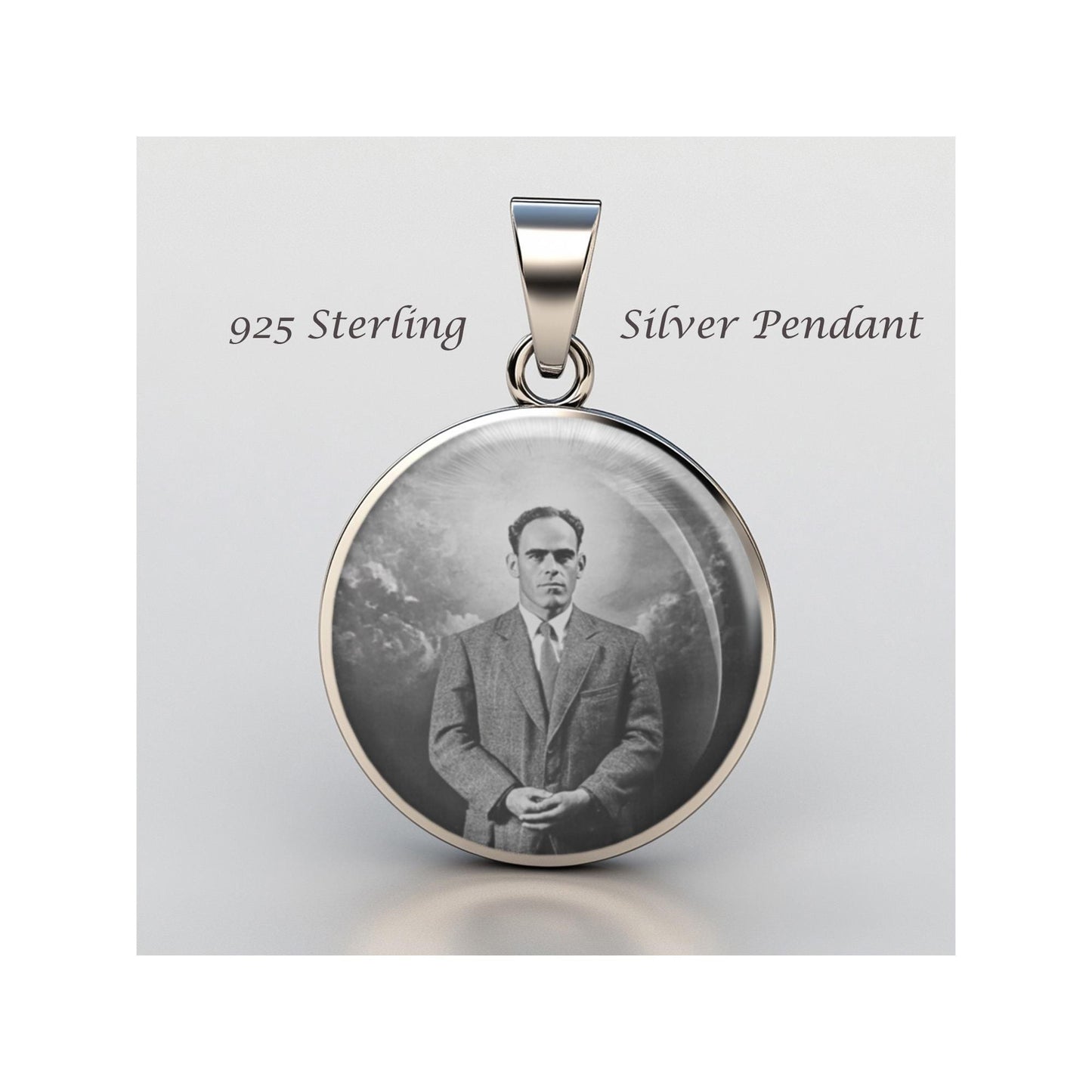 Saint Franz Jagerstatter Blessed Religious Devotional sterling silver 925 Christian Medal