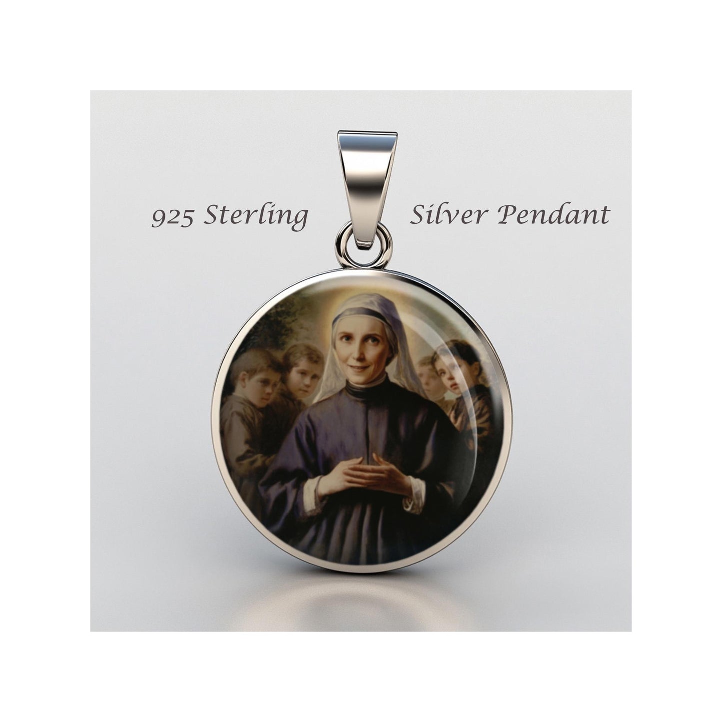 Saint Maria Ursula Of Jesus Julia Maria Ledochowska sterling silver 925 Medal