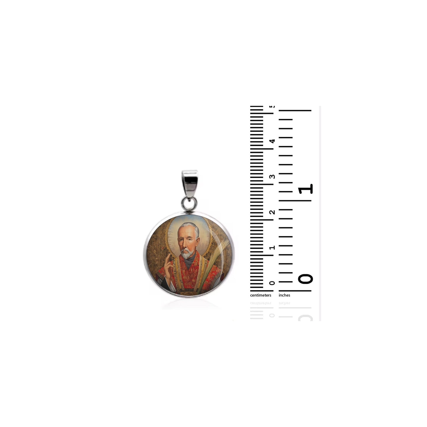 Saint John Southworth Catholic sterling silver 925 Christian Medal Patron image 1