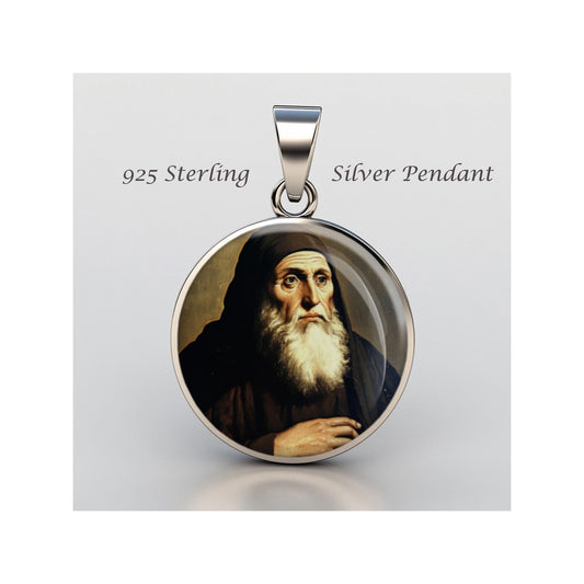 Saint Raymond Lull Blessed Religious Devotional sterling silver 925 Christian Medal Patron