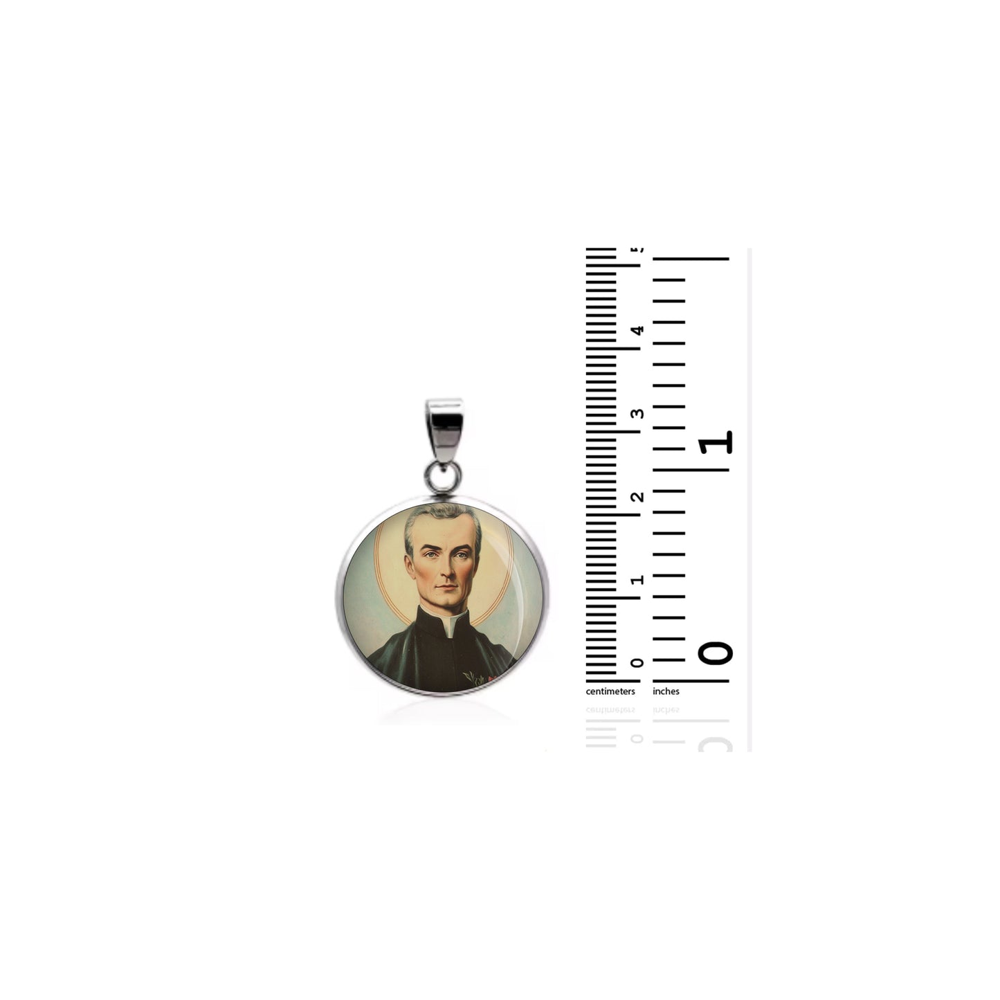 Saint Peter Julian Eymard Catholic sterling silver 925 Christian Medal Patron image 1