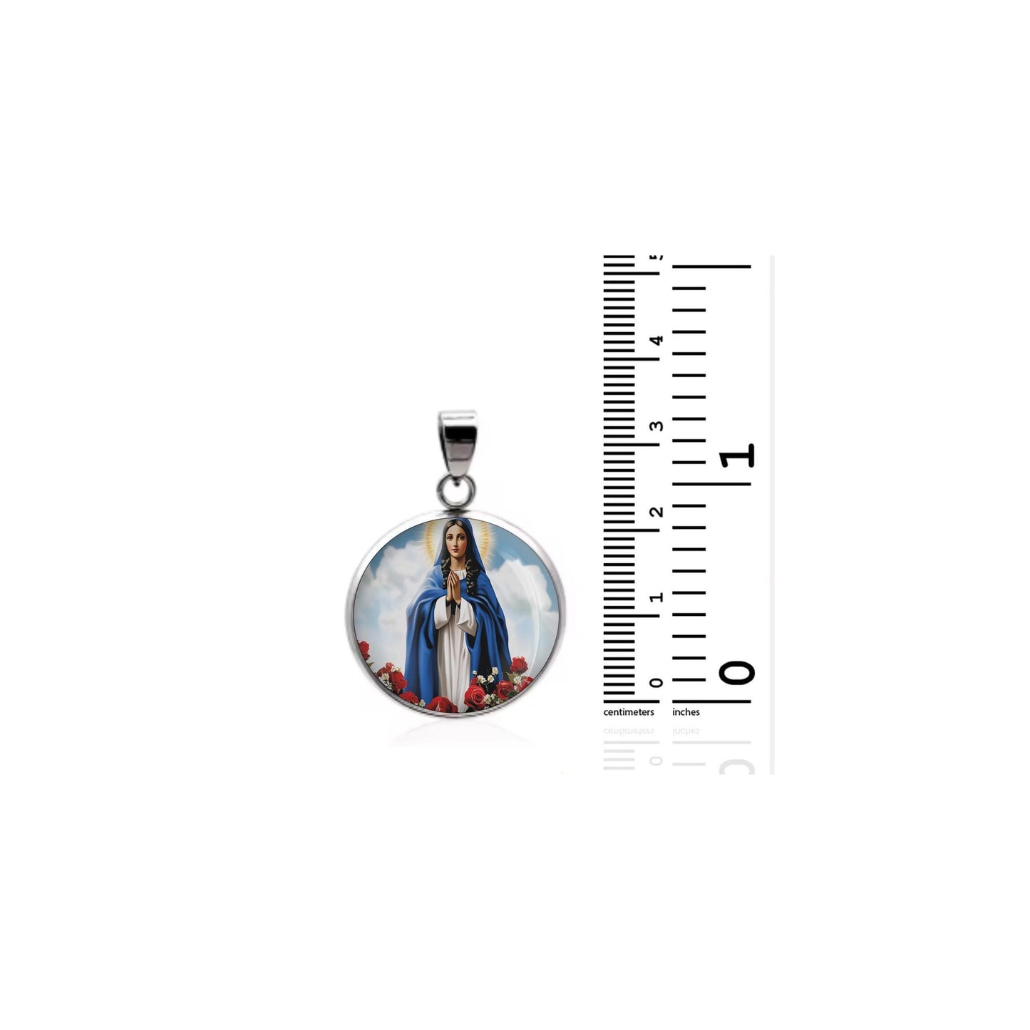 St Sara Kali Religious Saint Sarah Devotional sterling silver 925 Christian Medal Patron Pendant