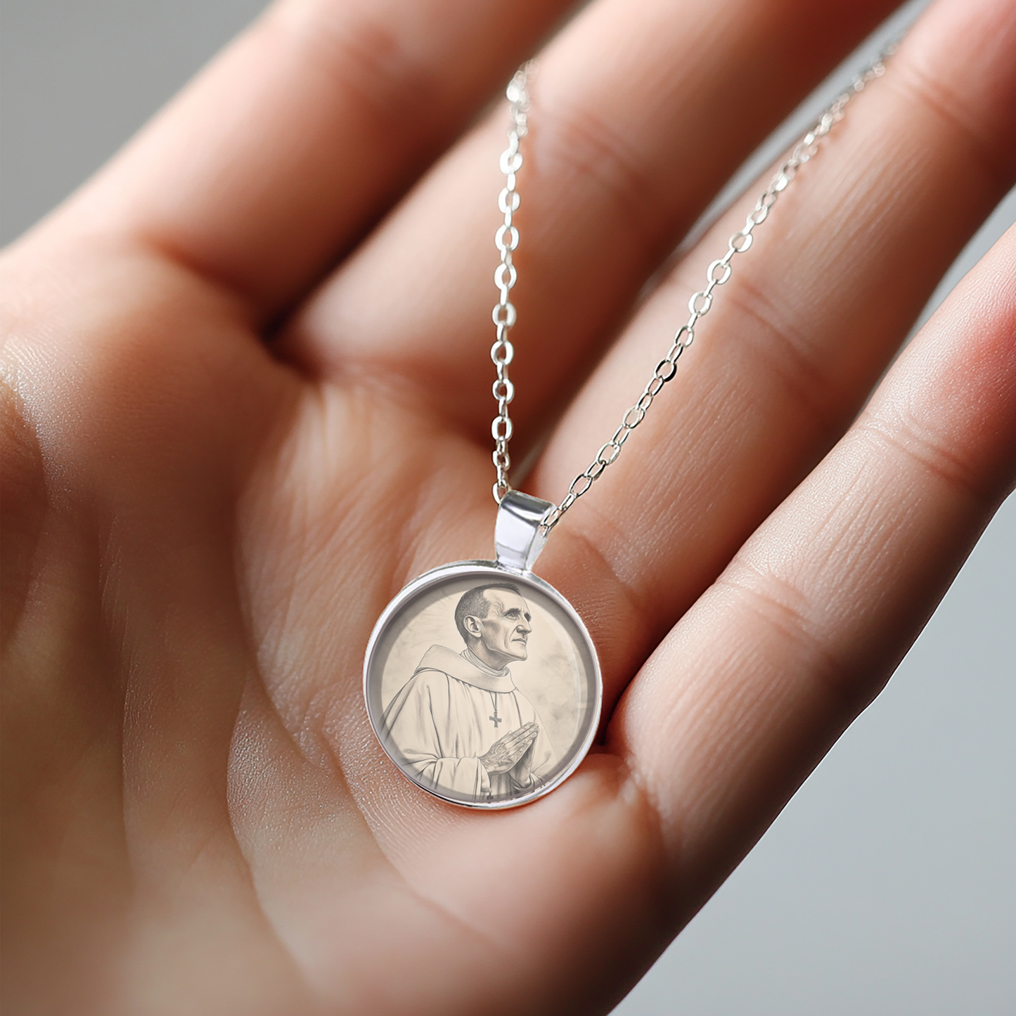 Blessed Roger Dickenson Necklace Catholic Pendant Medal image 3