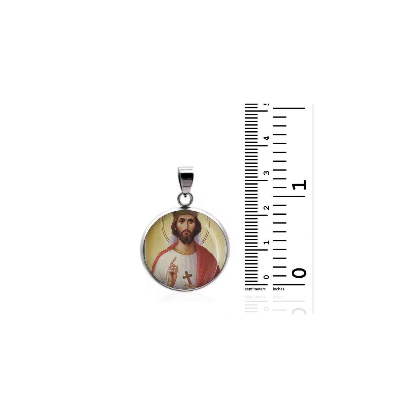 Saint Abo Of Tiflis Religious Christian sterling silver 925 Christian Medal Patron Pendant