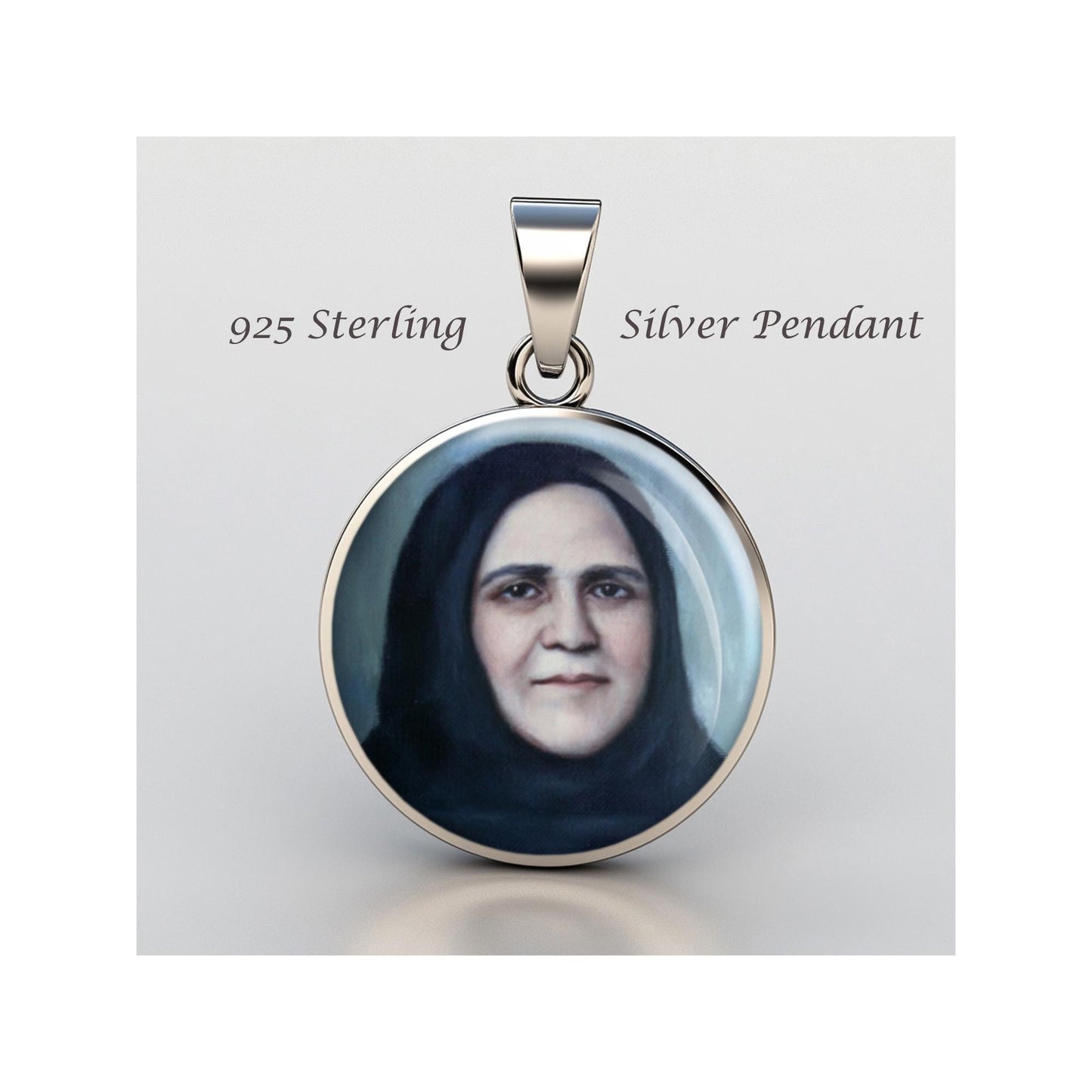 Saint Rita Amada De Jesus Religious Devotional sterling silver 925 Christian Medal Patron