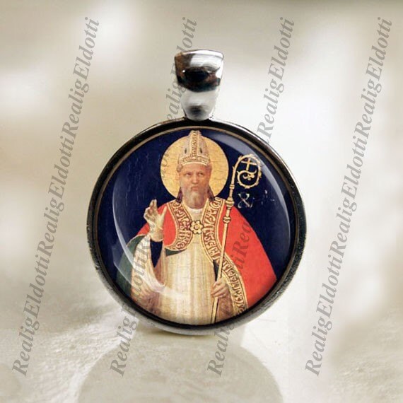 St. Alexander Catholic Christian Medal Pendant Patron Saint Religious Jewelry