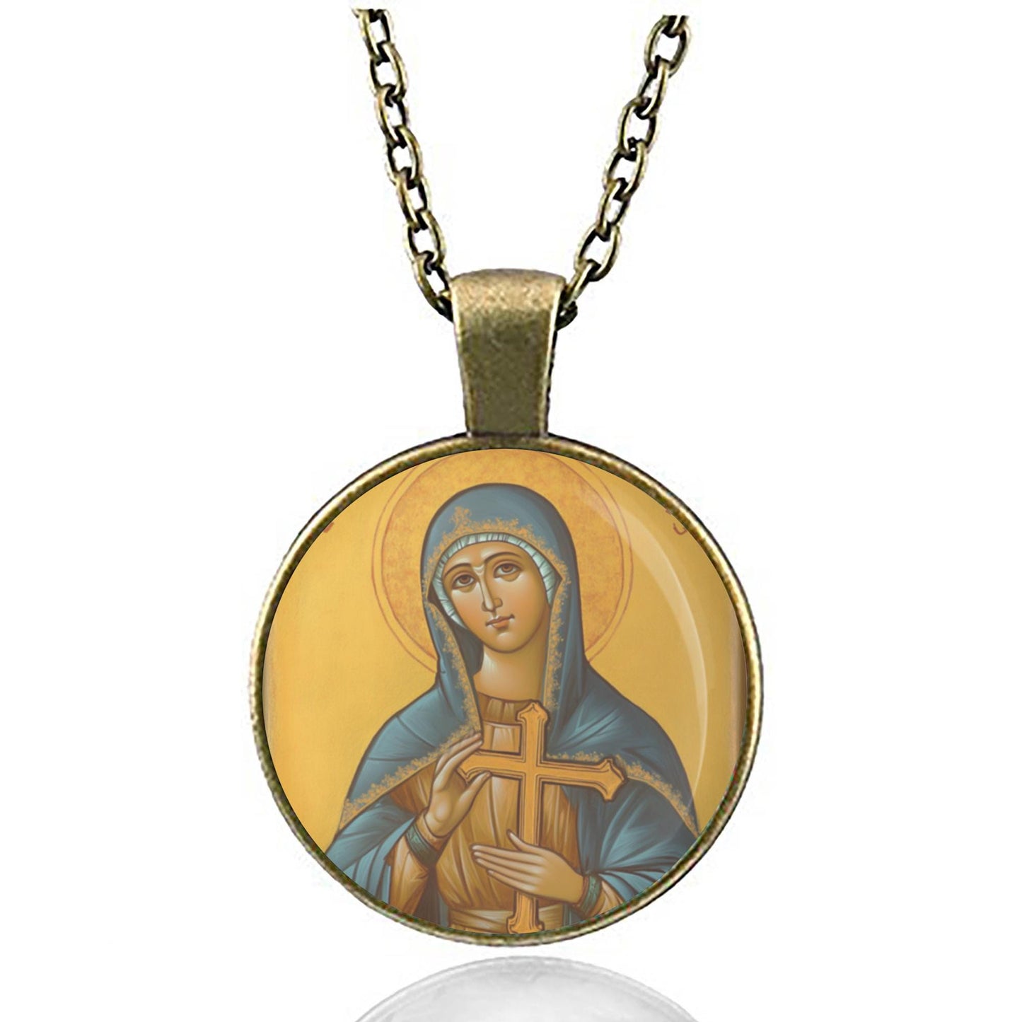 St. Faith Necklace Religious Pendant