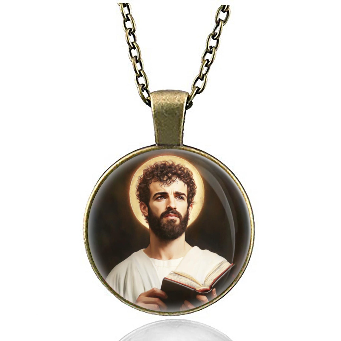 St. Barnabas Necklace Patron Saint Pendant Medal