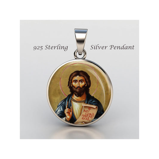 Saint Thomas The Apostle Of India Religious Christian sterling silver 925 Christian Medal