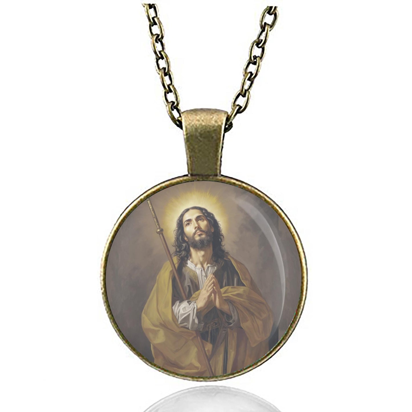 St. James The Greater Catholic Necklace Medal