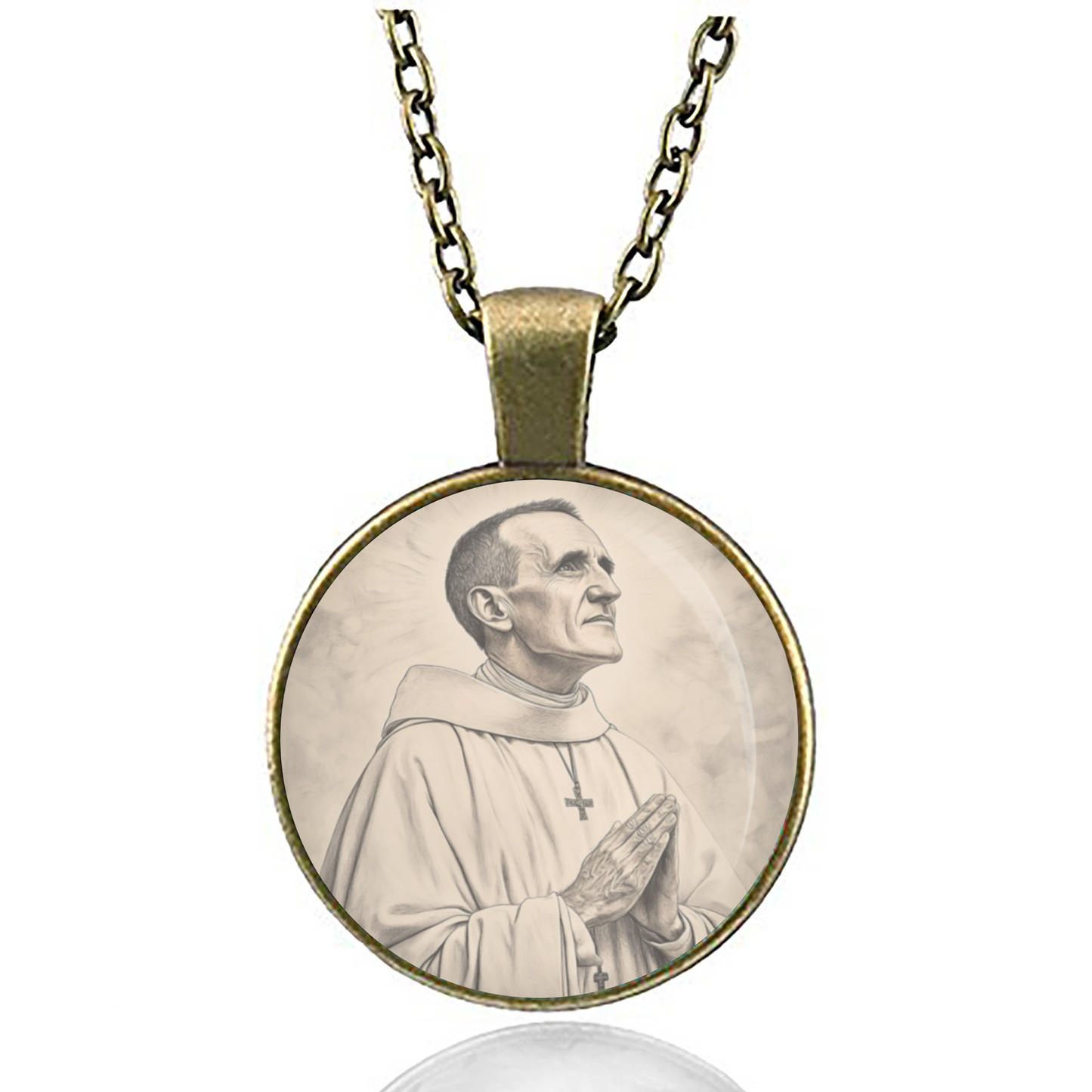 Blessed Roger Dickenson Necklace Catholic Pendant Medal image 4