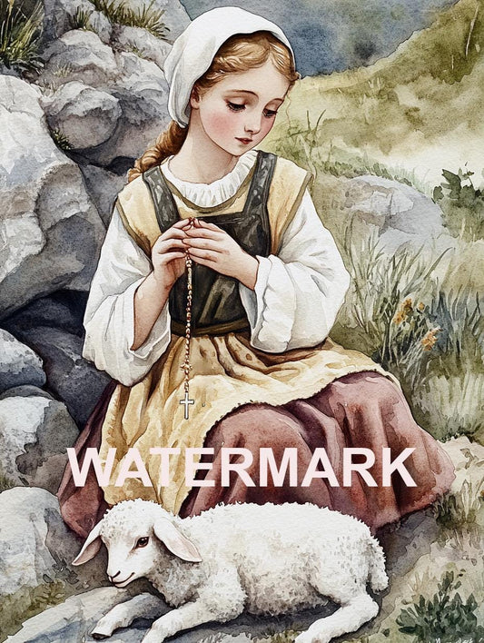 St Germaine Cousin Art DIGITAL DOWNLOAD