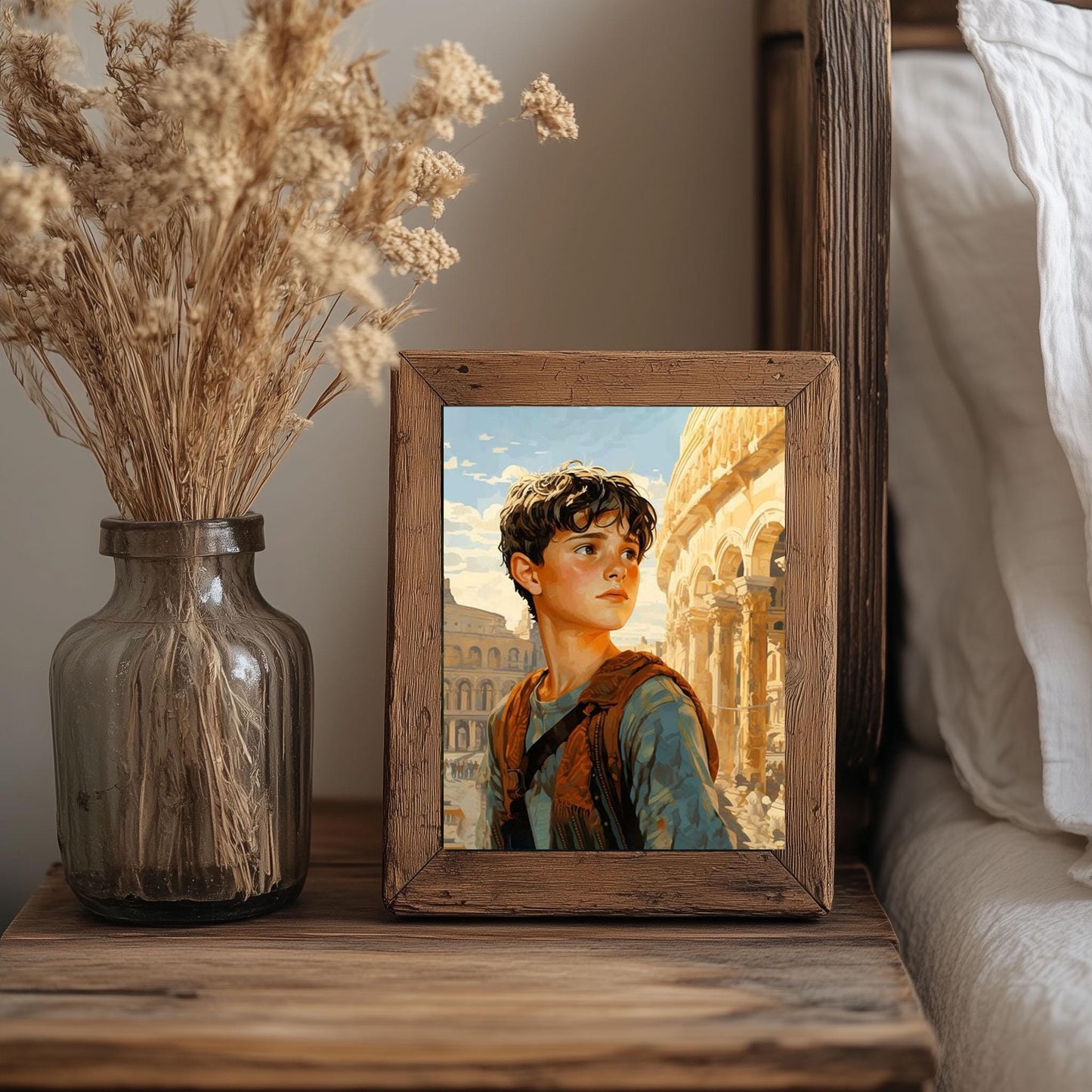St Pancras Pancratius of Rome Religious Art Print | Custom Digital Download, Christian Wall Decor, Spiritual Gift Ideas