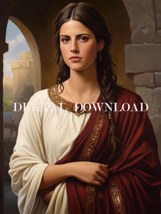 Saint Quiteria Religious Art DIGITAL DOWNLOAD