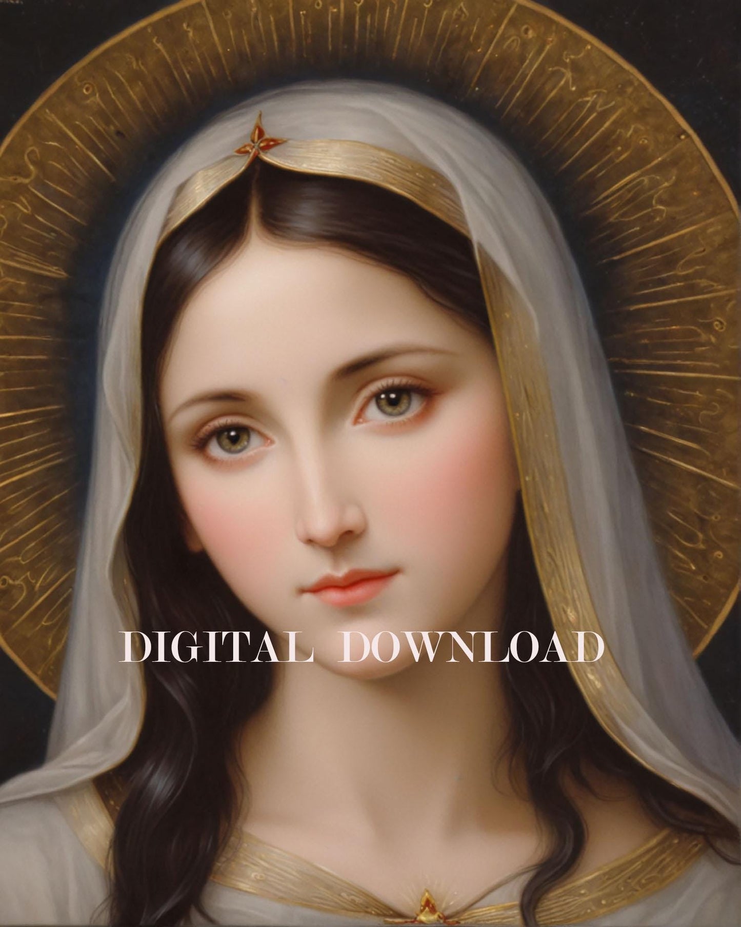 Our Lady Blessed Holy Mother Mary Religious Art DIGITAL DOWNLOAD